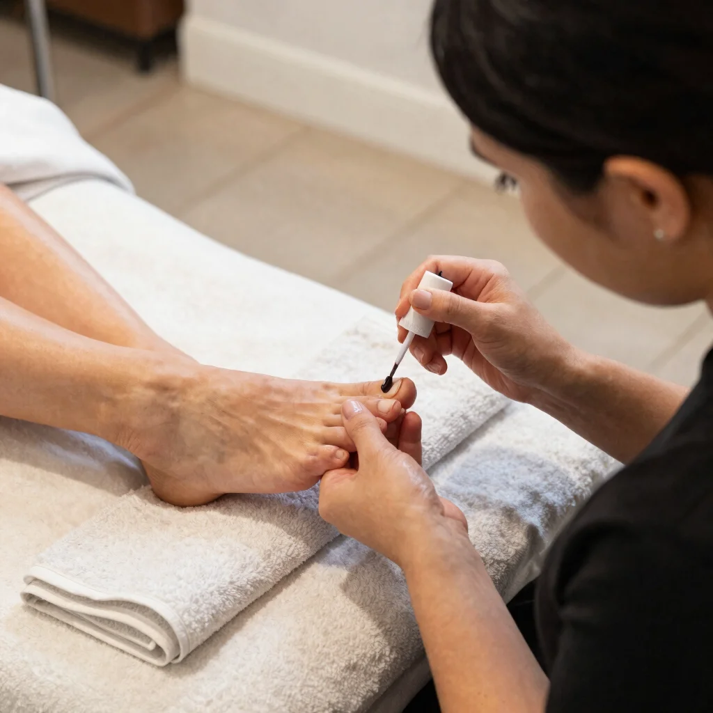 Pedicure and Polish
